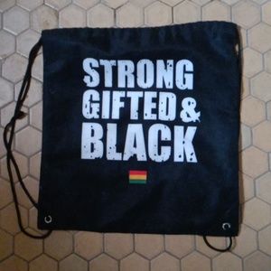 Strong gifted and black bag
